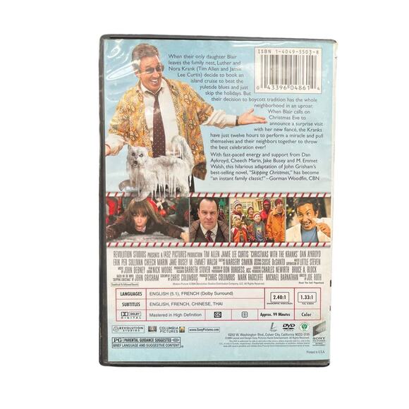 Christmas with the Kranks DVD, Christmas Comedy, Holiday Movie - Picture 2 of 6